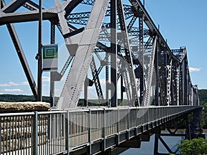 Rip Van Winkle Bridge and Hudson River Skywalk