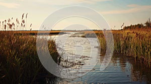 Riparian Rhapsody: Serenity Along the Marshland River