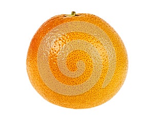 Ripe appetizing grapefruit isolated on white background