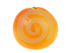 Ripe appetizing grapefruit isolated on white background