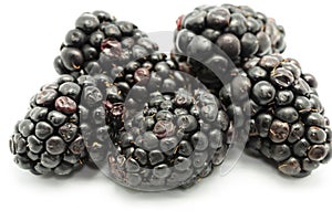 Ripe blackberries