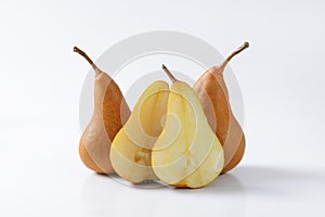 Ripe Bosc pears