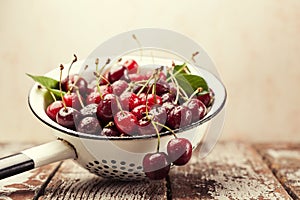 Ripe cherries