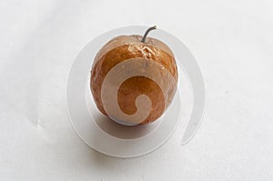 Ripe Coolie Plum On White Background