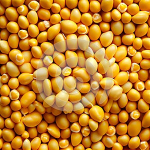 Ripe corn, corn grain background - AI generated image