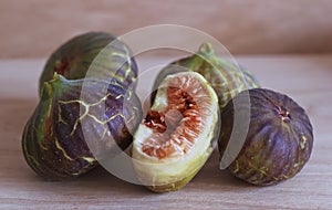 Ripe and delicious figs