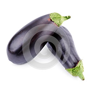 Ripe eggplants