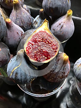 Ripe figs in Barcelona