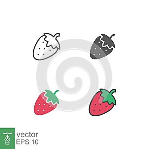 Ripe and fresh strawberry fruit or strawberries