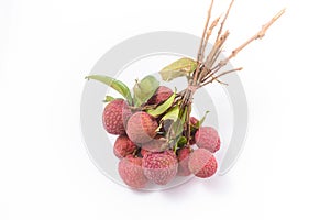 Ripe fruit of the lychee (Litchi chinensis)