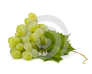 Ripe grape whith leaf