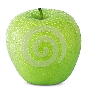 Ripe green apples