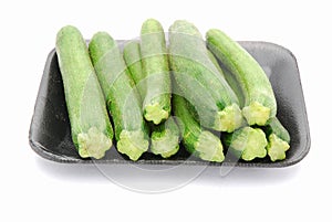 Ripe green baby marrows