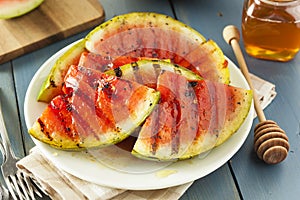 Ripe Healthy Organic Grilled Watermelon