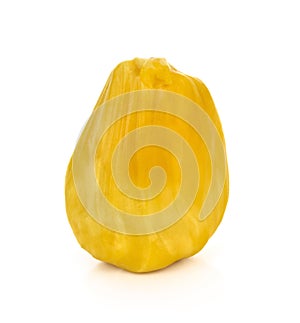 Ripe Jackfruit isolated on white background.