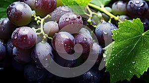 ripe juice grape background