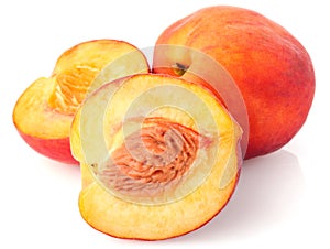 Ripe juicy peach