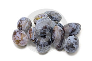Ripe juicy plums