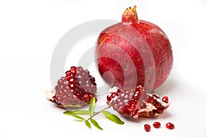 Ripe juicy pomegranates