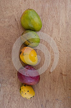 Ripe Juley, Robin, Connon, Irwin, And Greenskin Mangoes