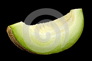 Ripe melon fruit colseup