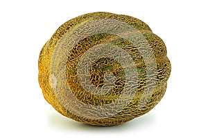 Ripe melon fruit colseup