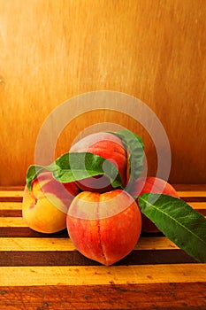 Ripe peach