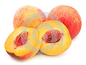 Ripe peaches