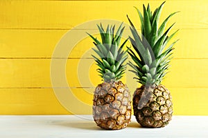 Ripe pineapples