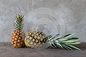 Ripe pineapples