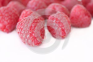 Ripe raspberries