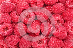 Ripe raspberries. Background