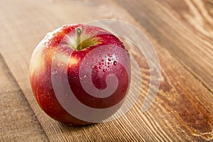 Ripe red apple