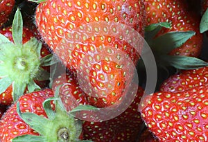 Ripe red Strawberry background