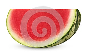 Ripe slice watermelon without ossicle photo