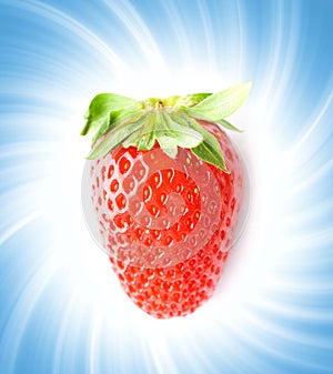 Ripe strawberry