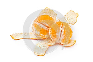 Ripe tangerine or mandarin fruit