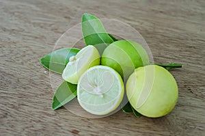 Ripe And Unripe Key Limes