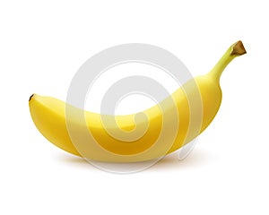 Ripe yellow banana