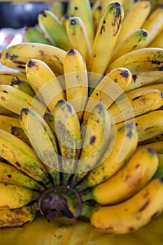 Ripe Yellow Bananas