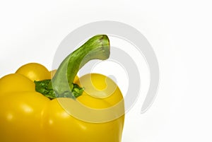 Ripe yellow pepper