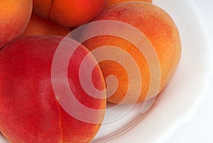 Ripened peaches