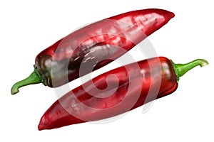 Ripening red hatch chile