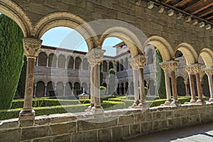 Ripoll monastery cloister