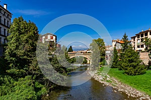 Ripoll town in Catalonia, Spain.