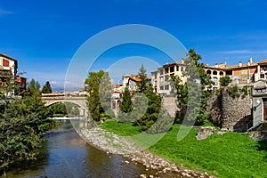 Ripoll town in Catalonia, Spain.