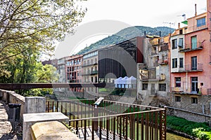 Ripoll town in Catalonia, Spain.