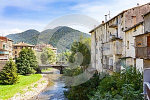 Ripoll town in Catalonia, Spain.