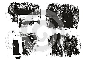 Ripped & Torn Paper Background Grunge Punk Style High Detail Abstract Vector Background Set