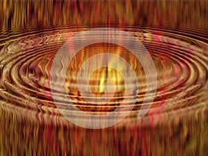 Ripple abstract flames